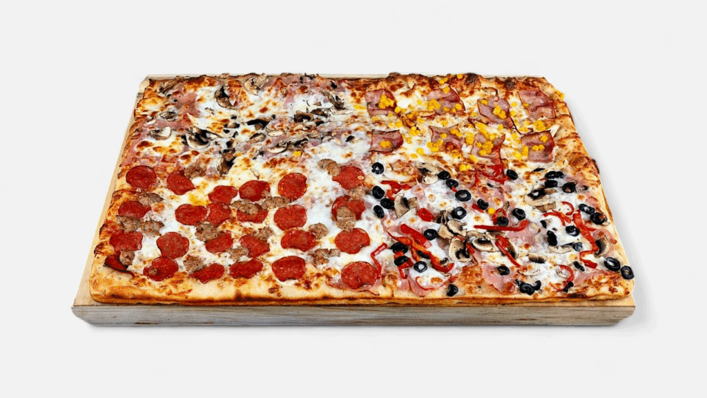 Pizza Party 60×40 cm + 6×tuborg 330ml